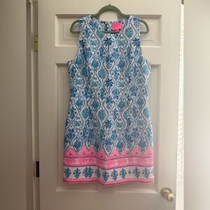 Lilly Pulitzer Blue Sleeveless Sundress Casual